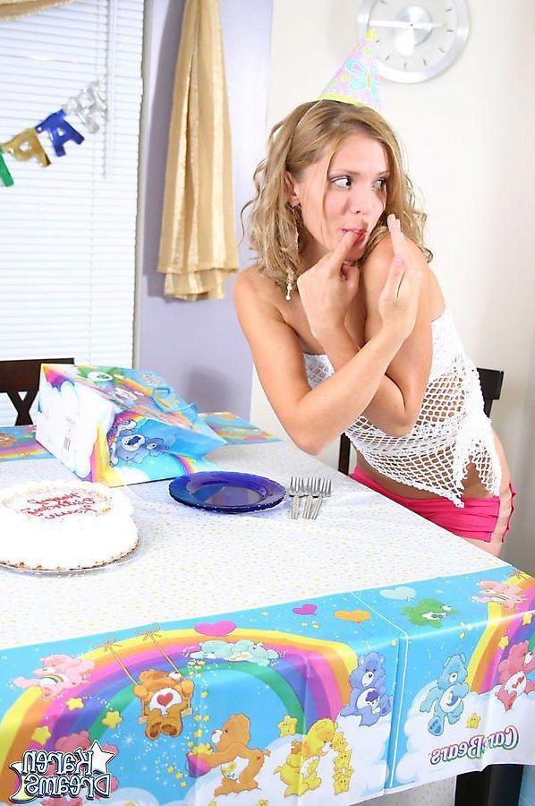 13P Pictures of Karen Dreams getting naughty on her birthday