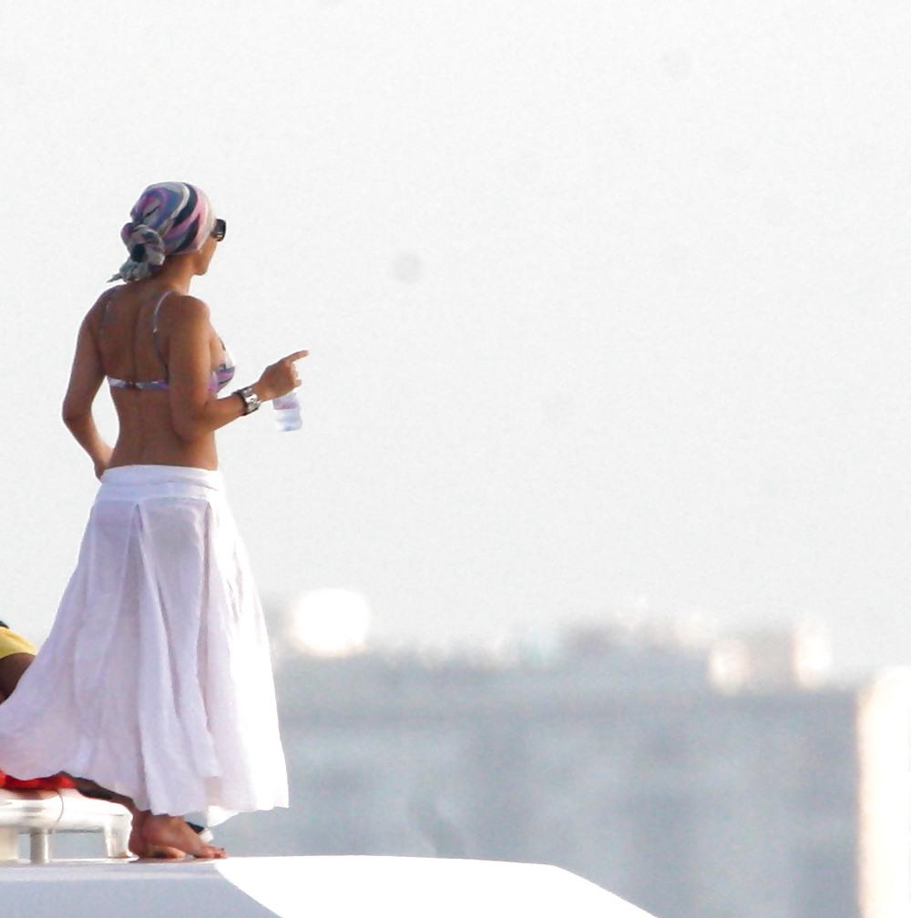 25P Jennifer Lopez Celebrating her birthday in Miami BIKINI Top