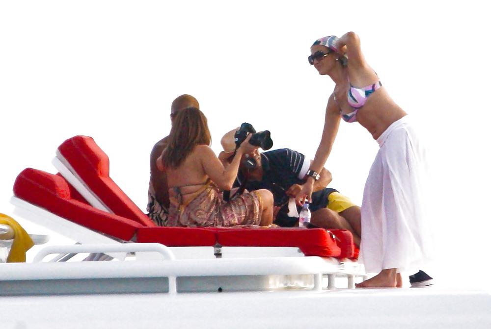 25P Jennifer Lopez Celebrating her birthday in Miami BIKINI Top