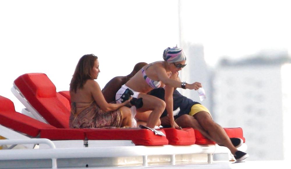25P Jennifer Lopez Celebrating her birthday in Miami BIKINI Top