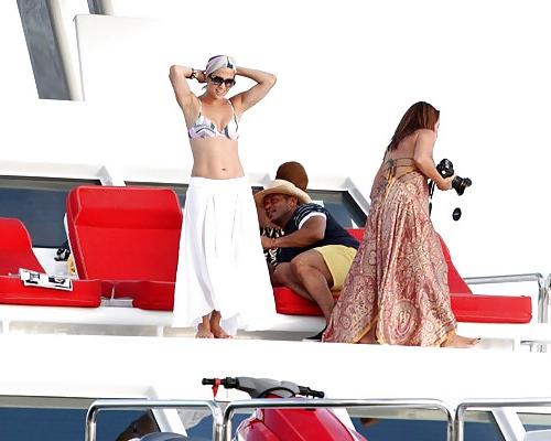 25P Jennifer Lopez Celebrating her birthday in Miami BIKINI Top