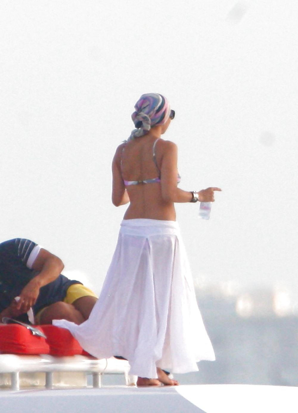 25P Jennifer Lopez Celebrating her birthday in Miami BIKINI Top