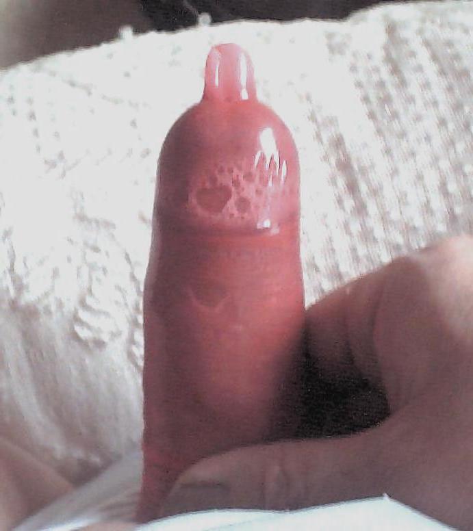 25P Condom play