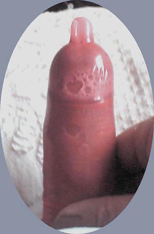 25P Condom play