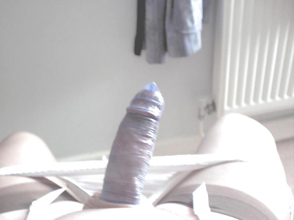 25P Condom play