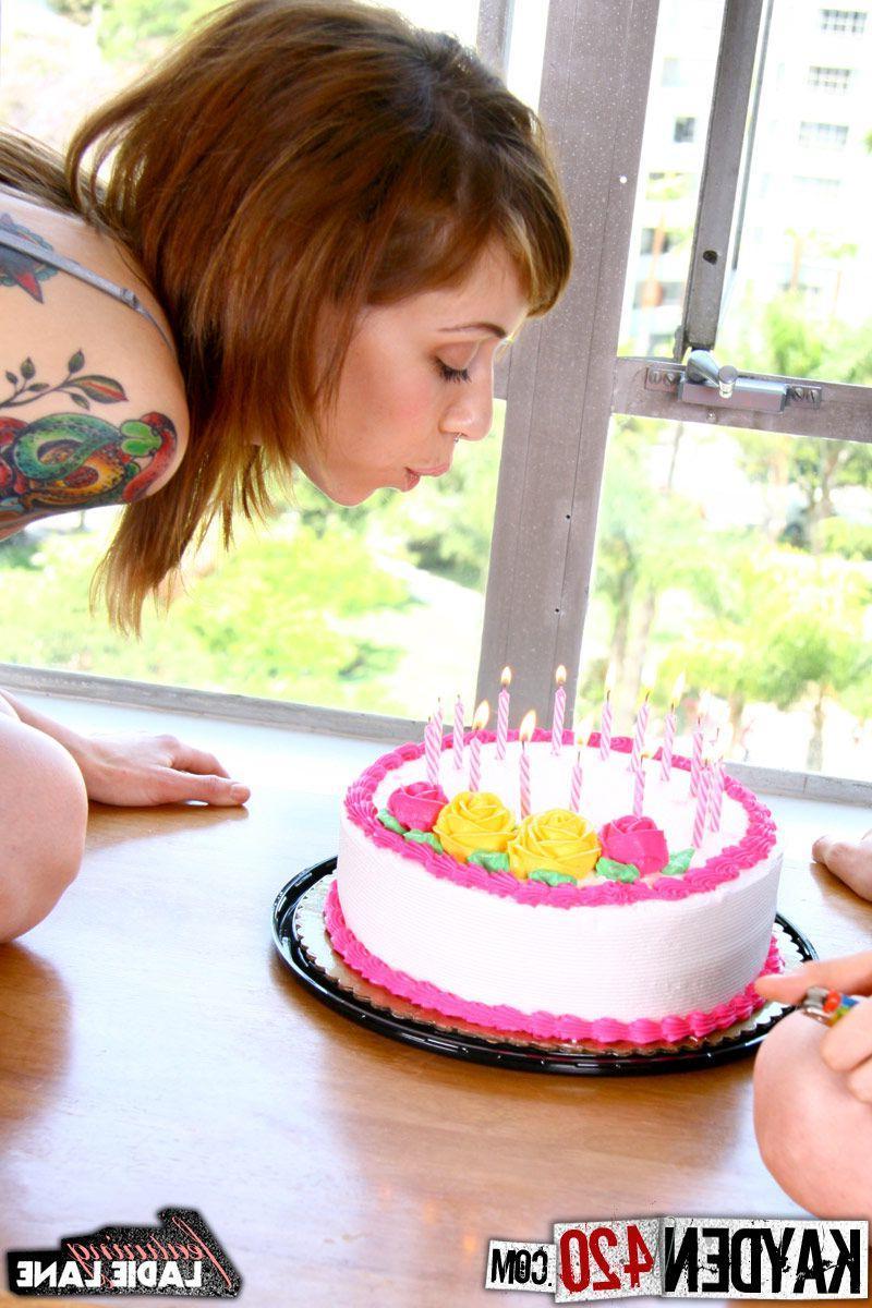16P Pictures of Kayden 420 having a sweet birthday