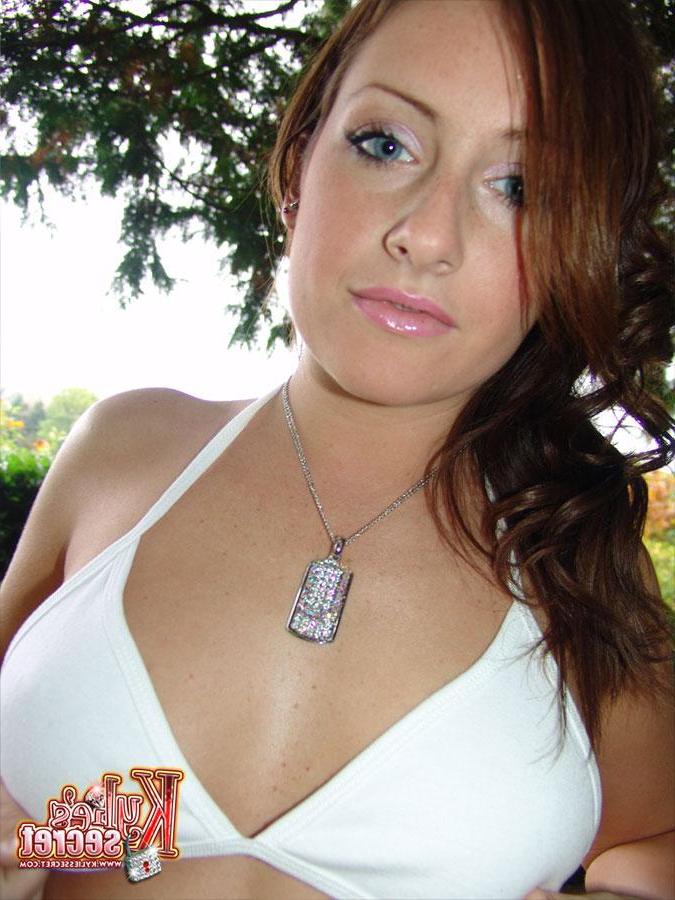 12P Redhead teen Kylie is a super sexy army girl