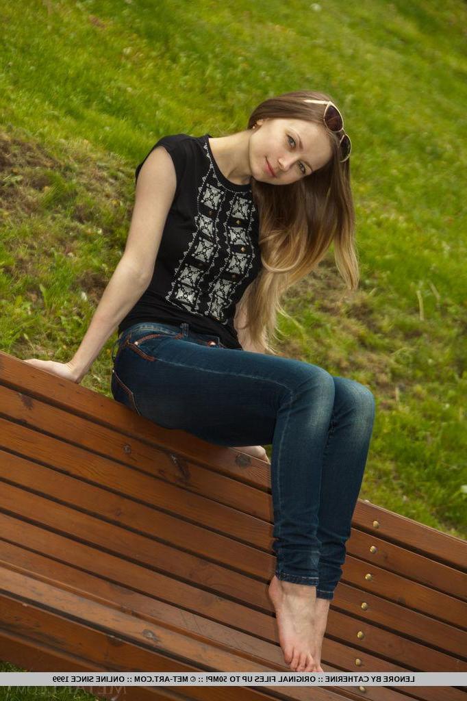 18P Pretty teen Lenore gets naked for you in "Norrea"