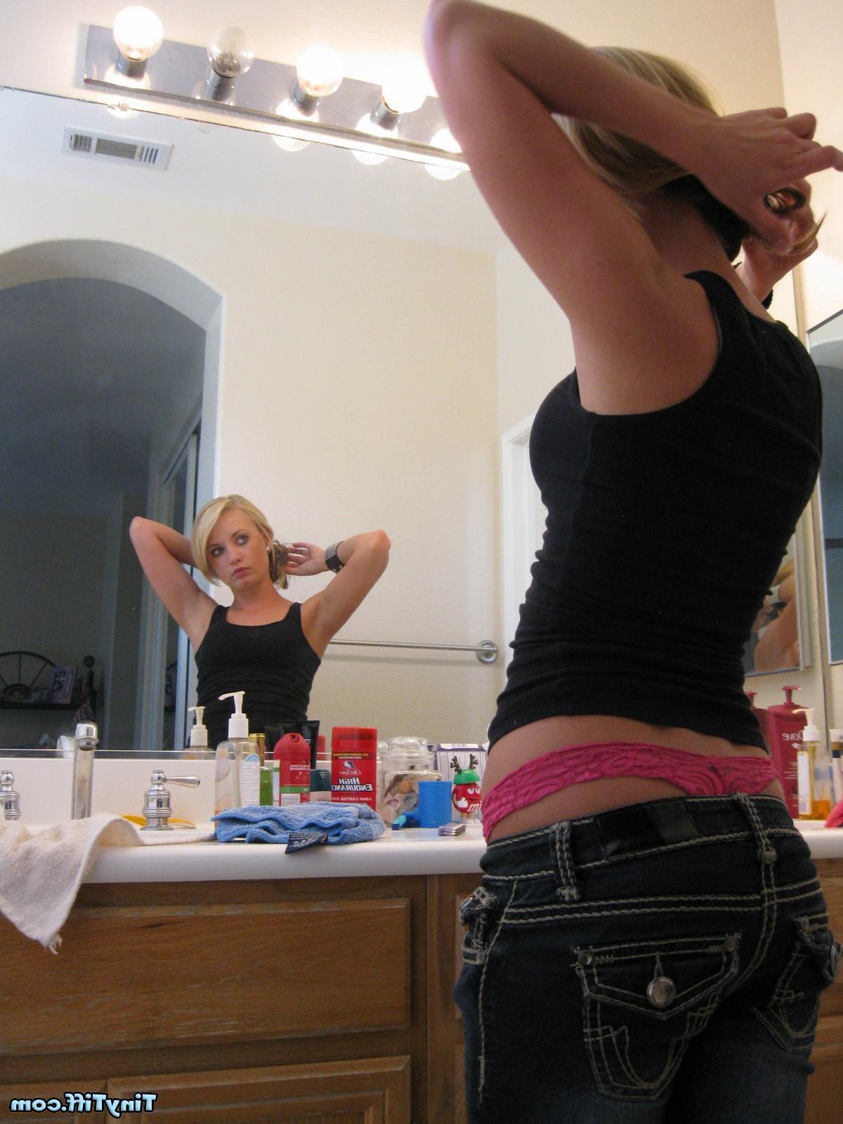 16P A behind-the-scenes peek at Tiff doing her hair