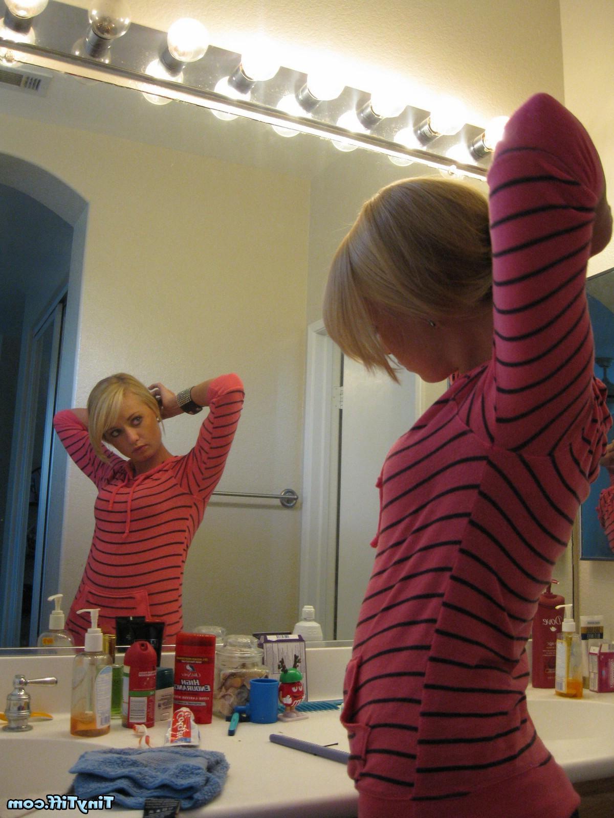 16P A behind-the-scenes peek at Tiff doing her hair