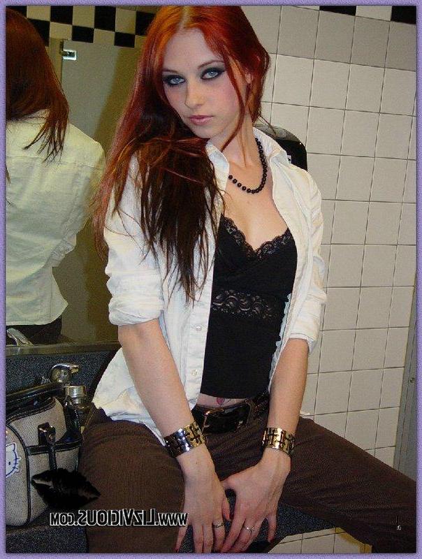 16P Liz getting naughty in a bathroom