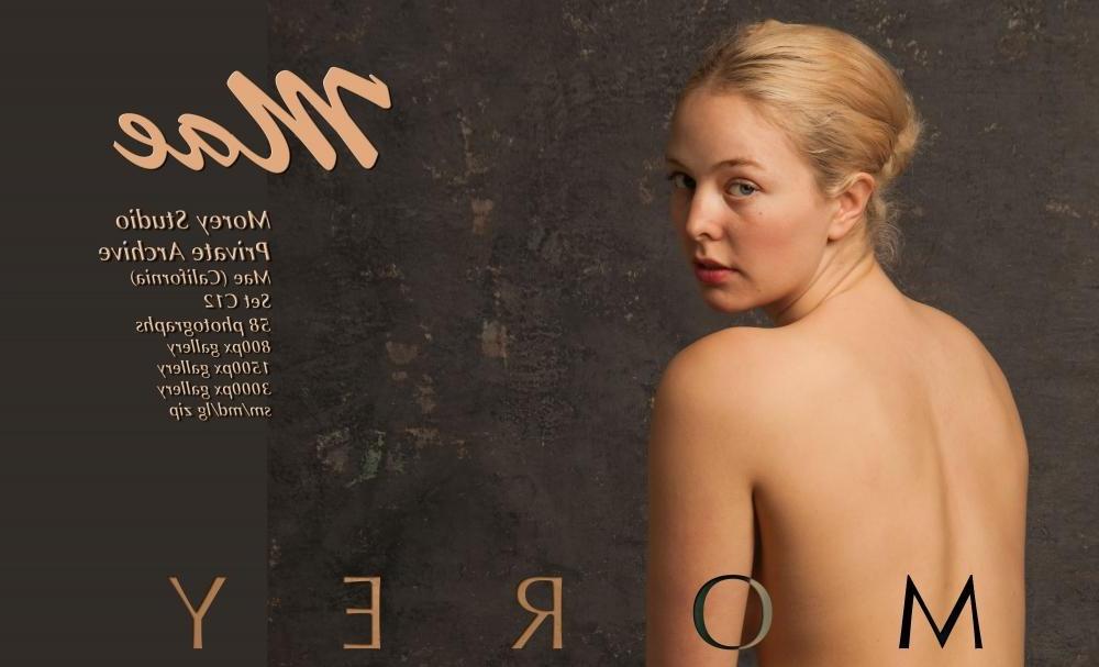 11P Blonde teen Mae poses artistically for a painting