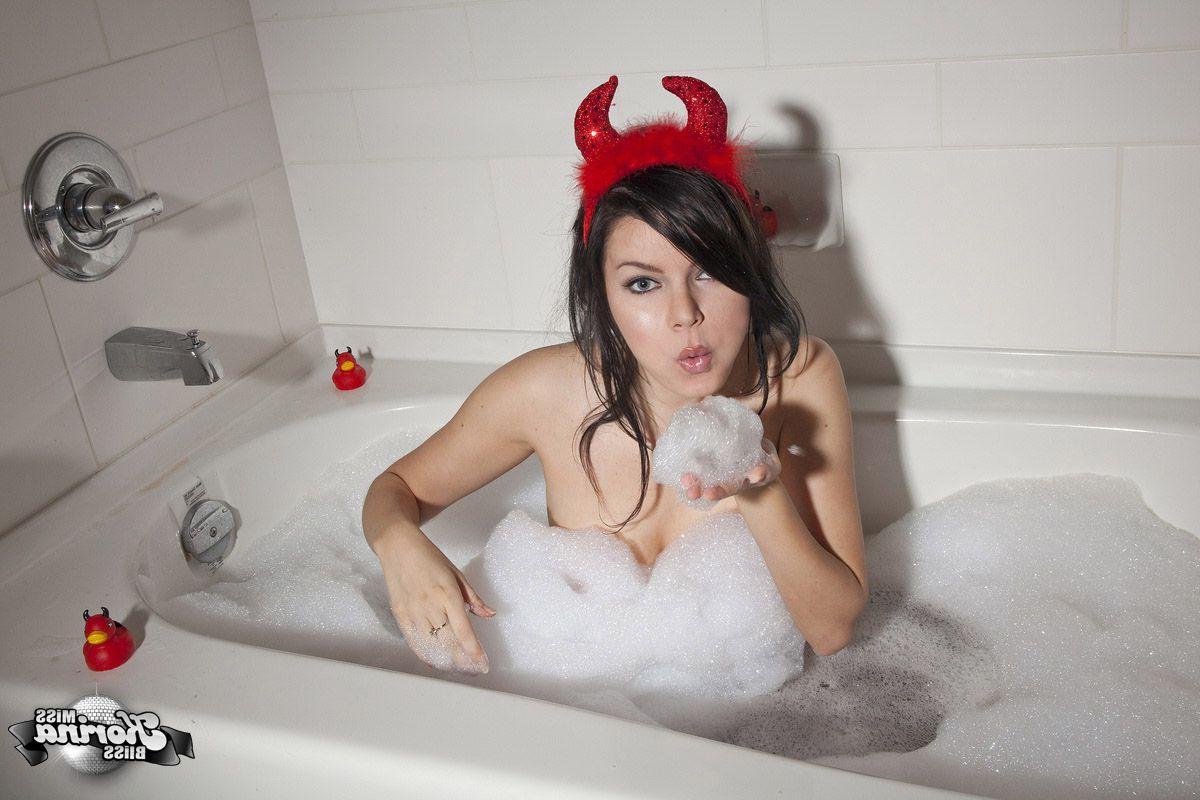 20P Pictures of Miss Korina Bliss celebrating Halloween a little late
