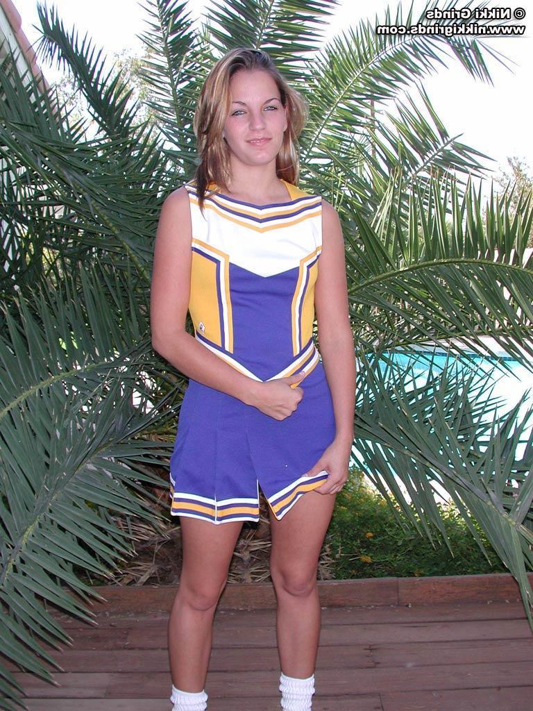 20P Pics of Nikki Grinds dressed as a sexy cheerleader