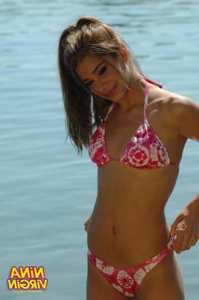 20P Pictures of teen chick Nina Virgin looking hot in a bikini