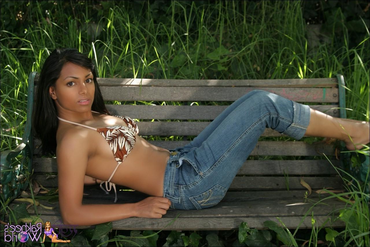 20P Pictures of Rakhee's World teasing you in a bikini top
