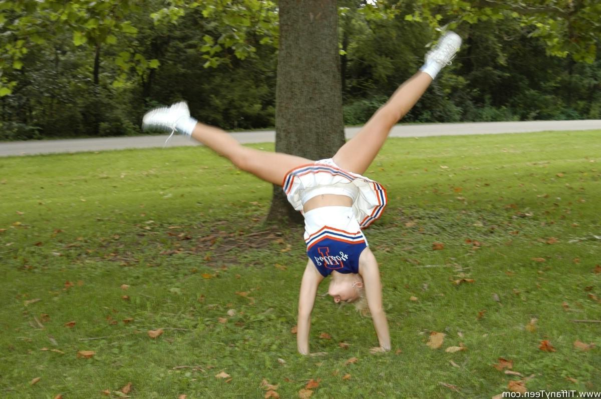 15P Tiffany as a hot cheerleader