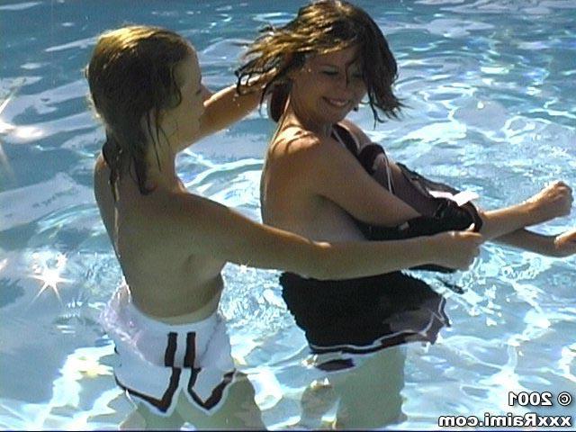 20P Pictures of teen star XXX Raimi swimming with her cheerleader friends