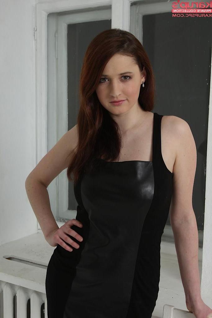 15P Redhead Maria Beaumont gets fucked hard from behind