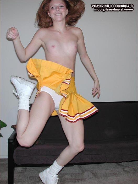 20P Pictures of a cheerleader getting naked