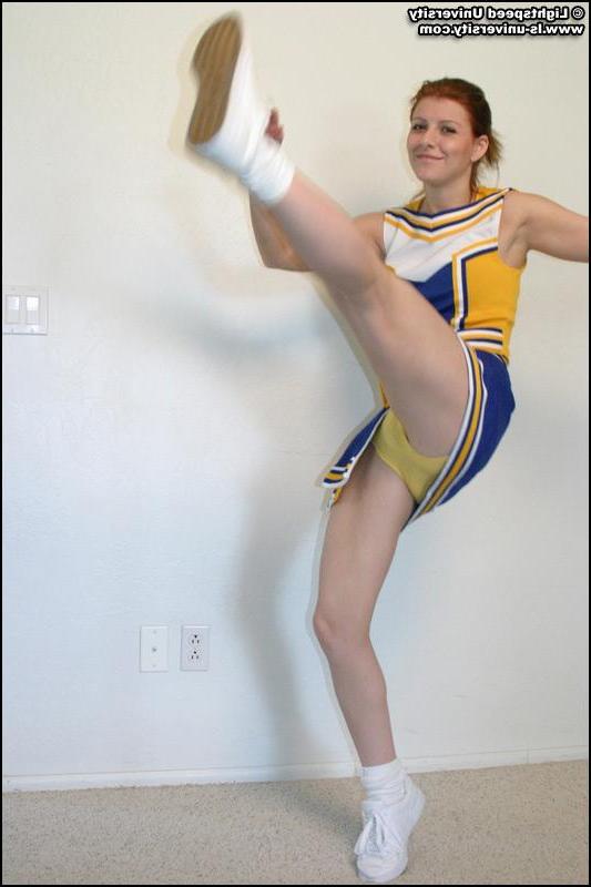 19P Pictures of a cheerleader stripping naked