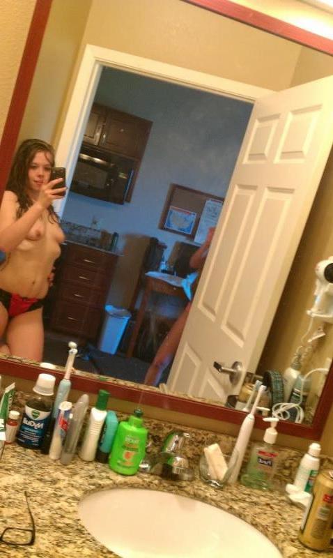 10P Horny lesbo teens having fun posing naked together