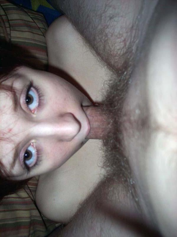 15P Picture set of naughty amateur girlfriends giving hot blowjobs