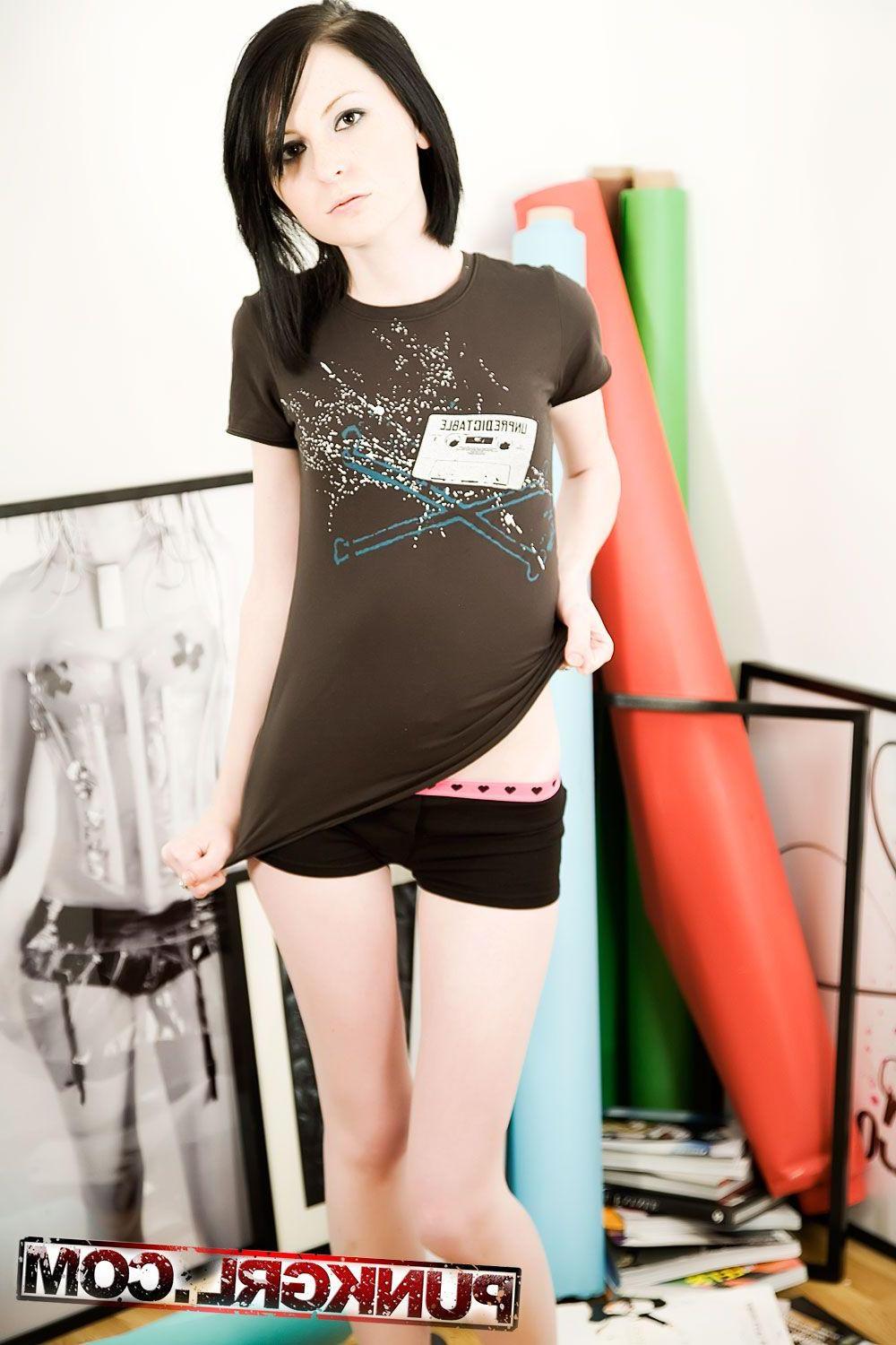 20P Pictures of hot teen Izzy giving you a strip tease