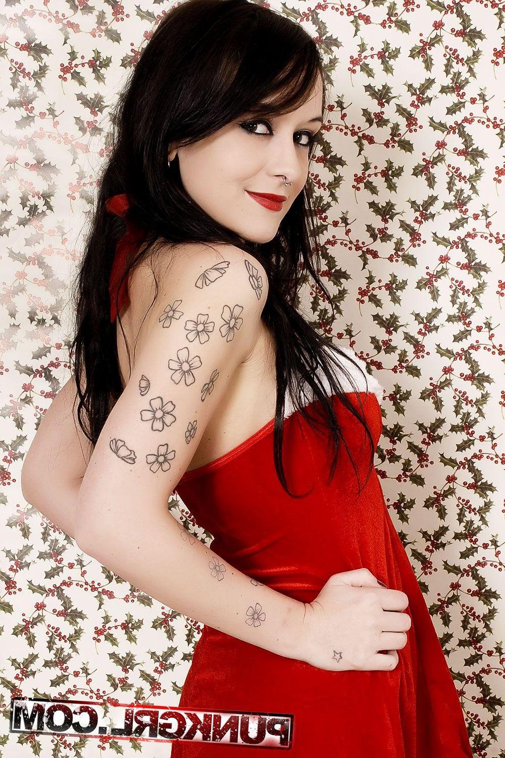 20P Pictures of a hot Santa's Helper giving you holiday cheer