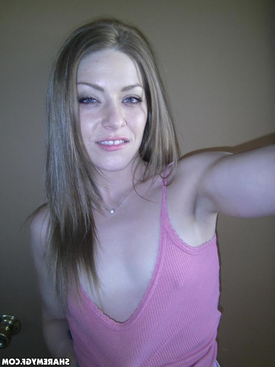 20P Petite blonde GF takes selfies of her tight body in the bathroom