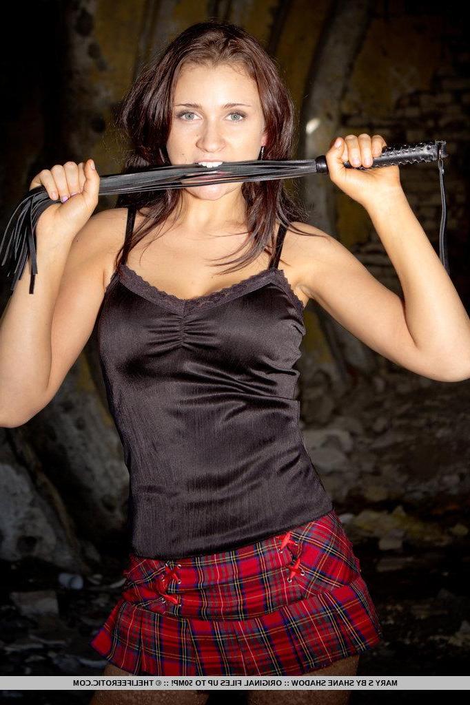 16P Pictures of Mary S masturbating in a plaid skirt