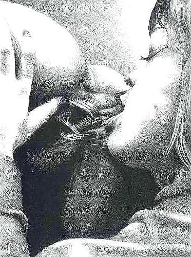 25P Thematic Drawn Porn Art 1 - Blowjobs (1)