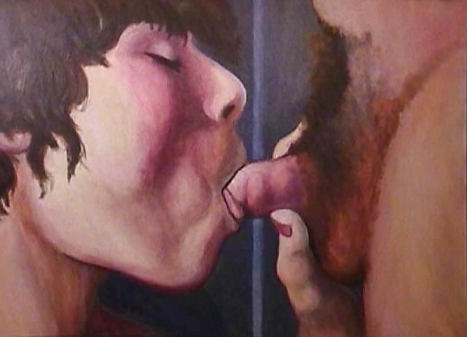 25P Thematic Drawn Porn Art 1 - Blowjobs (1)