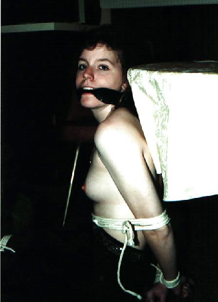 25P Tied-up brunette Becca