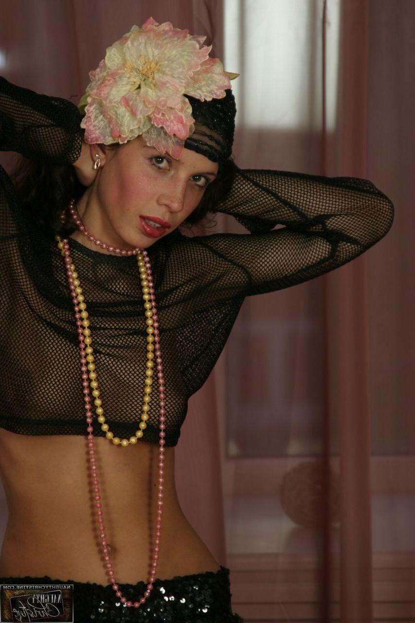 15P Pictures of Naughty Christine giving you a hot tease