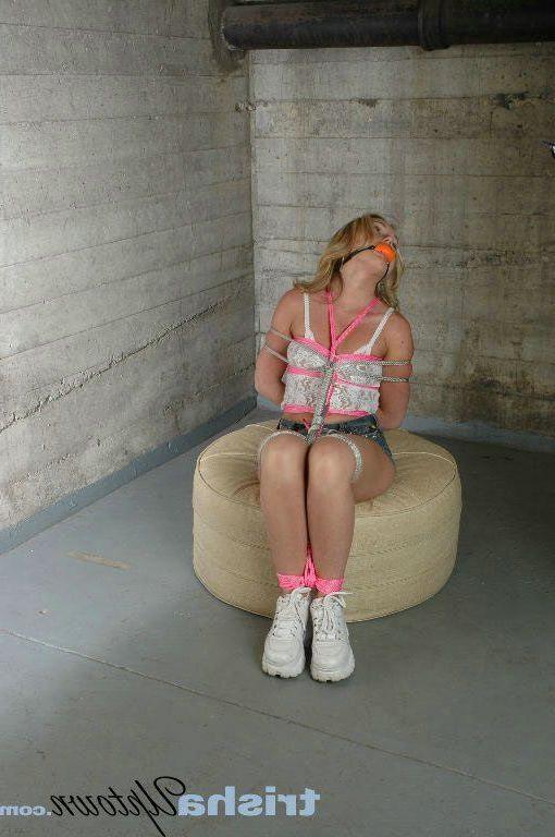 20P Pictures of Trisha Uptown tied up for your pleasure