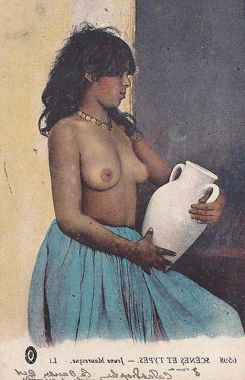 25P Vintage Erotic Photo Art 3 - Arabian Girls c. 1900 - 1930