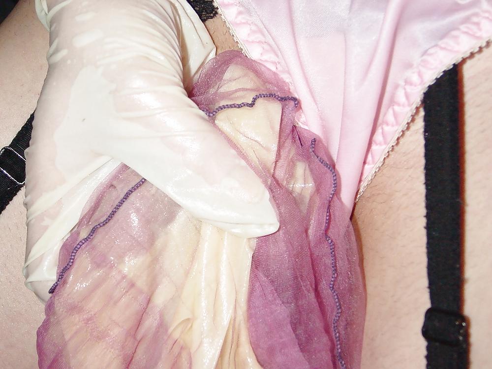 25P Nylon and condom play 11