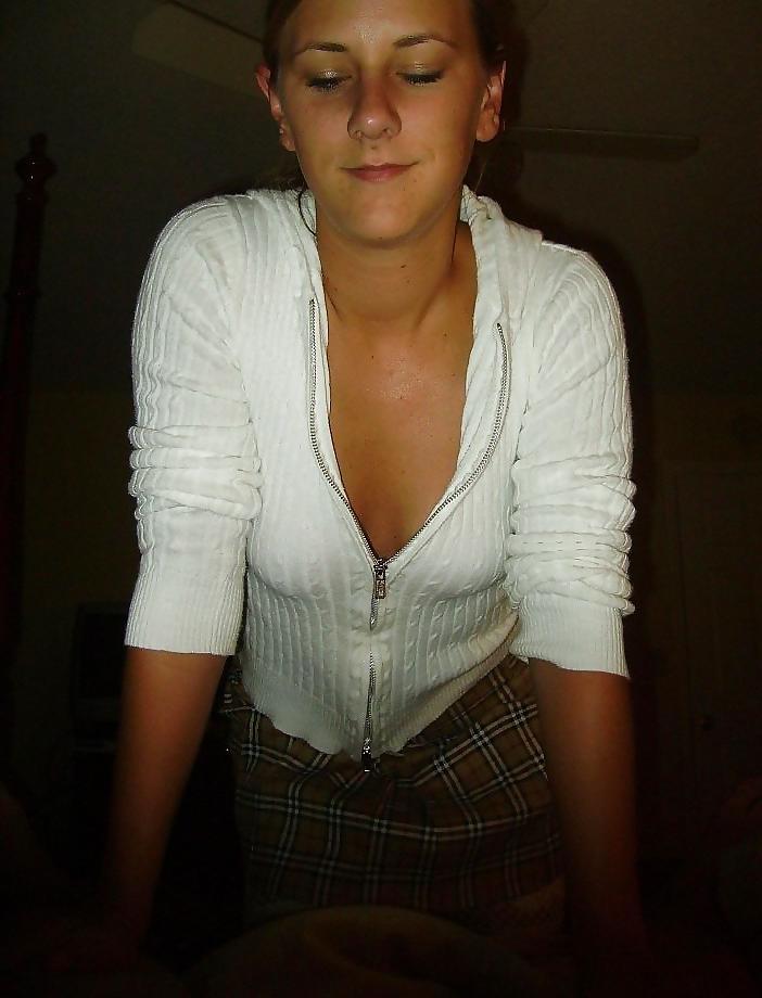 16P Teen ex gf riley norman giving me a bj