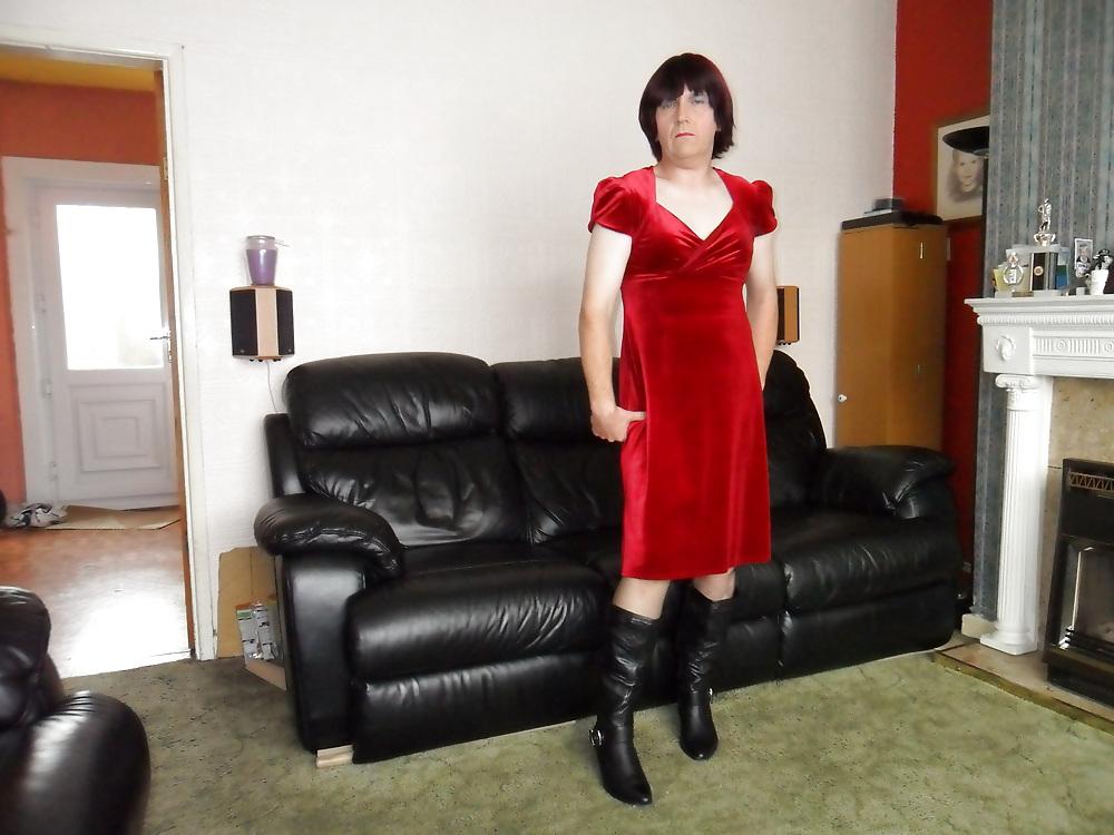 25P Crossdresser Pantyhose encasement play