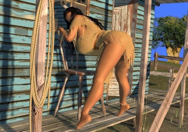 12P Exotic 3D babe exposing her monster size boobs