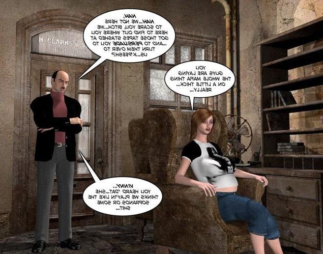 16P Fettes, molliges Dienstmädchen und jugendlicher Riesenschwanz, 3D-XXX-Cartoon-Geschichte