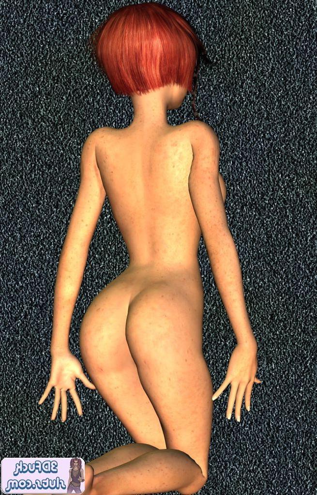 16P Busty redhead toon babe nude