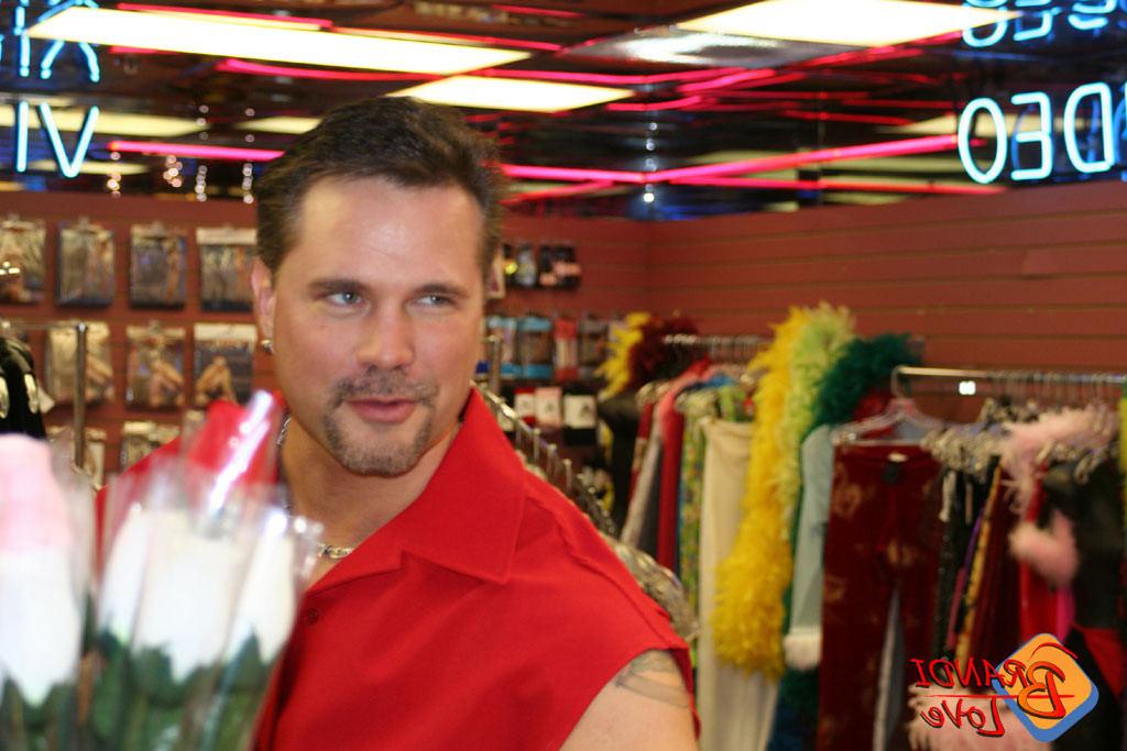 25P Brandi Love gets Naked at Adult Novelty Shop