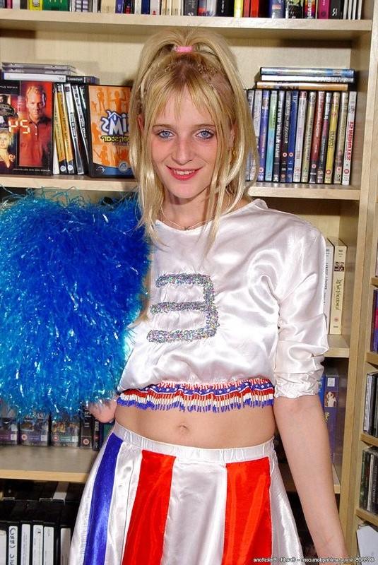 15P Sophia sheds her cheer uniform
