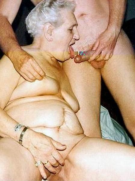 15P very old grannies showing off their goodies