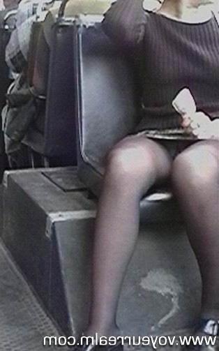 15P Upskirt hidden voyeur shots taken in the bus