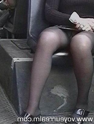 15P Upskirt hidden voyeur shots taken in the bus