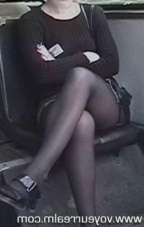 15P Upskirt hidden voyeur shots taken in the bus