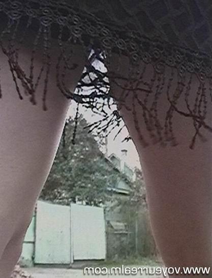 15P Outdoor summer upskirt panty voyeur shots